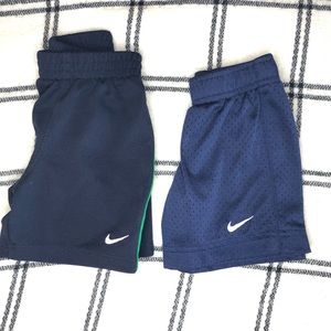 Nike Shorts Bundle Boys Size 18 Months 2T Blue Kids Athletic Wear Basketball